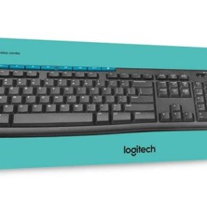 Logitech MK275 Wireless Combo – Keyboard & Mouse Set | 2.4GHz Wireless | Long Battery Life | Spill-Resistant