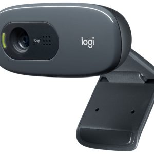 Logitech C270 HD Webcam – 720p HD Video | Built-in Mic | Autofocus | Universal Clip