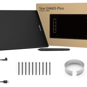 XP-Pen Star G960S Plus – 9×6" Graphics Tablet | 8192 Pressure Levels | 60° Tilt Support | 5080 LPI Resolution | 220 RPS Report Rate