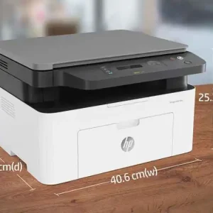 HP Laser MFP 136a Printer – Monochrome Laser | Print/Scan/Copy | 20 PPM | USB |