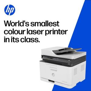 HP Color LaserJet MFP 179fnw Printer – Color Laser | Print/Scan/Copy/Fax | Wireless | 40-Sheet ADF