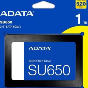 Adata Su650 2.5 Sata 1Tb, 1 Year Warranty