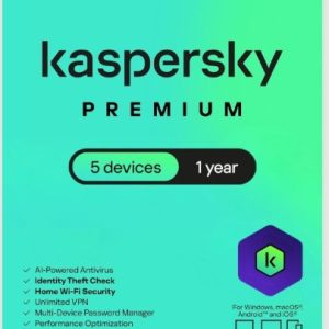 Kaspersky Total Security Premium , Prem5, 1 Year
