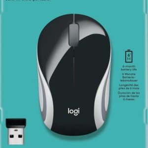 M187 Black Wrls Mini Mouse Logitech 1 Year Warranty