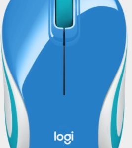 M187 Blue Wrls Mini Mouse Logitech 1 Year Warranty