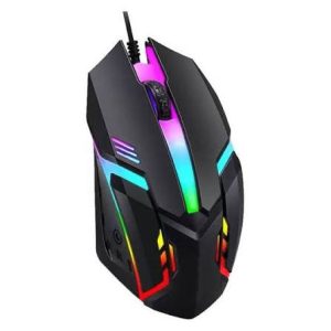 S28 Colorful Light Usb Optical Mouse