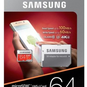Samsung Evo Plus 64Gb Micro Sdxc Uhs-Icard, 1 Year Warranty