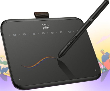 Xp-Pen Deco 640: 6X4", 16,384 Pressure, 60° Tilt, 5080 Lpi Resolution, =220 Rps Report Rate, 10Mm Pen Height, 7.7Mm Thickness, 170G Weight, 3 Months Warranty