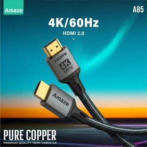 Amaze A85 HDMI To HDMI 4K Ultra Hd 6Ohz 2 Meter Cable