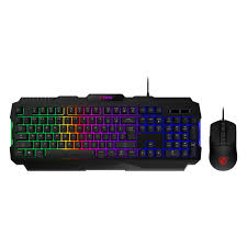GK100 Gaming Bcklit Keyboard 7 Mouse Combo