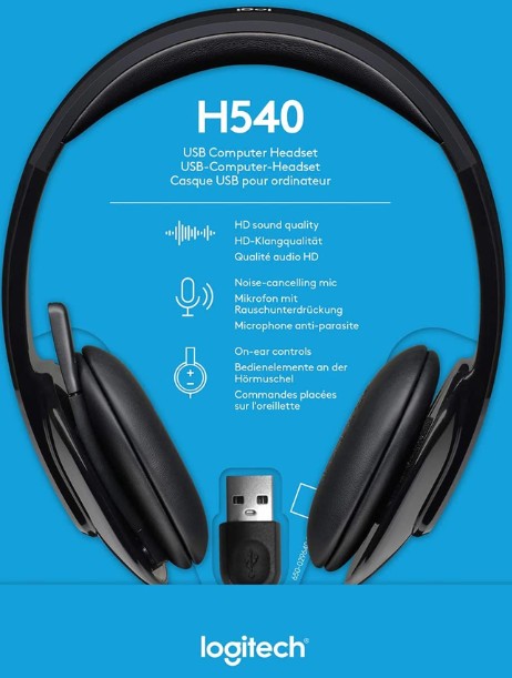 H540 USB Headphone Logitech