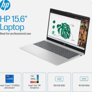 HP 15FD0127DX, Intel Core i7 1355U, 16GB RAM, 512GB SSD, 15.6" FHD Touch Screen, Windows 11, Warrant