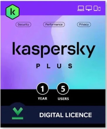 Kasper Internet Security Plus5, 5 Users, 1 Year
