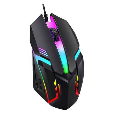 S28 Colorful Light USB Optical Mouse