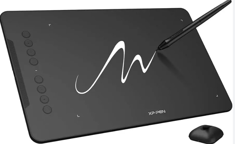 Xp-Pen Deco 01 V3: 10X6.25", 8,192 Pressure, 60° Tilt, 5080 Lpi Resolution, =220 Rps Report Rate, 10Mm Pen Height, 8Mm Thickness, 590G Weight