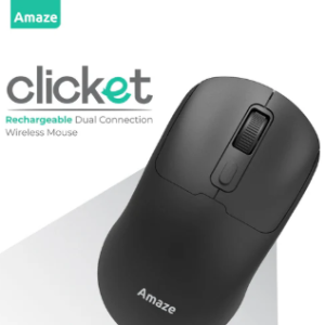 Amaze A712 Clicket Rechargeable Dual Connection Wireless Mouse