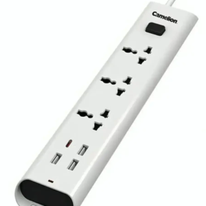 CMS-M904UC 3M Cable, 3Way Power Strip, USB Port, Camelion
